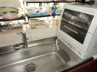 パナソニック　卓上食洗機　ＮＰ－ＴＲ５ 施工後