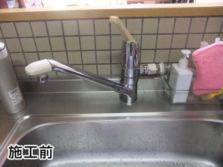 TOTO　キッチン水栓　TKHG32PBE　INAX　浴室水栓　BF-B646TM-300-A100 施工前
