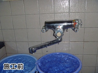 TOTO　浴室シャワー水栓　TMJ40C3S 施工前