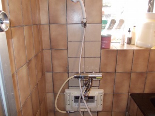 TOTO　浴室水栓　TMN40JTN 施工後