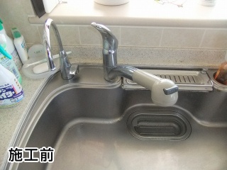 TOTO　キッチン用水栓　TKHG32PBE 施工前