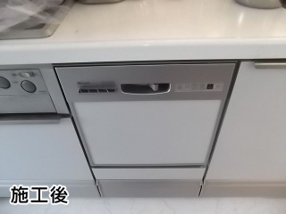 リンナイ　ビルトイン食洗機　RKW-403A-SV 施工後