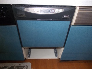 リンナイ　食洗機　RKW-４０３C 施工前