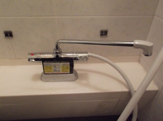 INAX 浴室水栓　BF-B646-300-A120 施工後