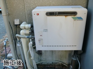 ノーリツ　ガスふろ給湯器　GT-2450SARX-BL 施工前