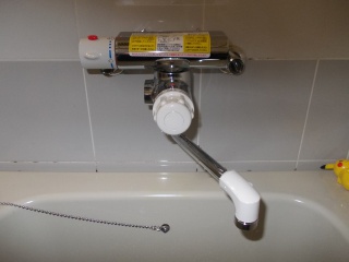 INAX　浴室水栓　BF-M340T 施工後