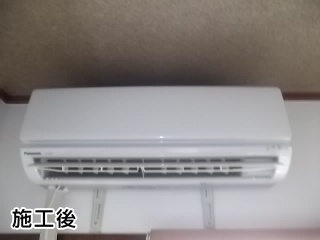 パナソニック製　エアコン　CS-223CF-W 施工後