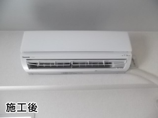 パナソニック製　エアコン　CS-223CF-W 施工後