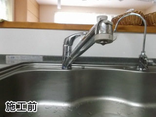 TOTO　キッチン水栓　TKGG31E 施工前