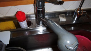 ＴＯＴＯ　キッチン水栓　ＴＫＧＧ31ＥＢ 施工前
