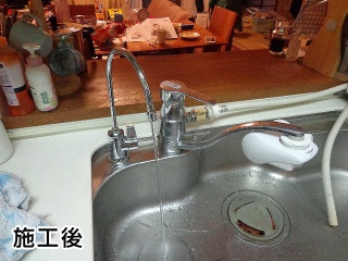 三菱レイヨン　浄水器　A501ZCB 施工後