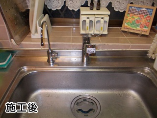 三菱レイヨン（クリンスイ）　浄水器　A501ZCB 施工後