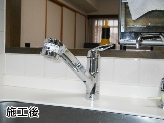 ＴＯＴＯ　キッチン水栓　ＴＫＧＧ32ＥB 施工後