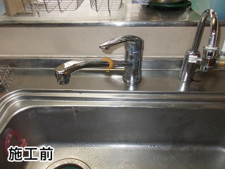 INAX　キッチン水栓　SF-HB420SYX 施工前