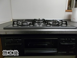 リンナイ製　ビルトインガスコンロ　RB31AM3H2S 施工後