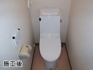 INAX　トイレ　GBC-Z10HU+DT-Z182HU 施工後