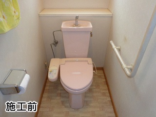ＴＯＴＯ　トイレ　ピュアレストＱＲ　/　ＣＳ220ＢＭ+ＳＨ221ＢＡＳ 施工前