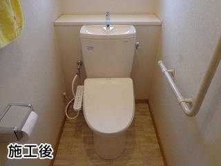 ＴＯＴＯ　トイレ　ピュアレストＱＲ　/　ＣＳ220ＢＭ+ＳＨ221ＢＡＳ 施工後