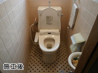 TOTO　トイレ　CS220BM+SH221BA＋SCS-T160 施工後