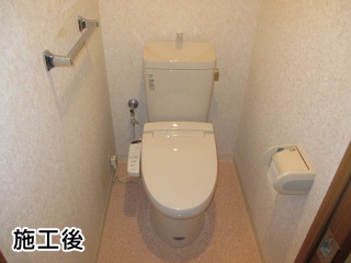 INAX　トイレ　GBC-Z10PU+GDT-Z180U 施工後
