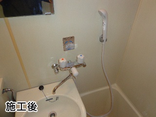 TOTO　浴室シャワー水栓　TMS20C 施工後