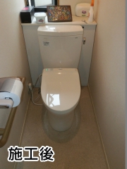 TOTO トイレ  ピュアレストQR 組み合わせ便器（ウォシュレット別売） 施工後