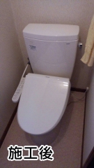 TOTO　トイレ/ピュアレストＱＲ　TSET-B5-IVO-0 施工後