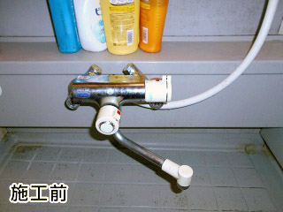 浴室水栓　ＴＯＴＯ：ＴＭＧＧ40ＱＥ 施工前