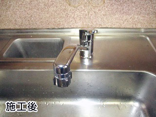 ＩＮＡＸ　キッチン水栓　SF-HＢ442SYX 施工後