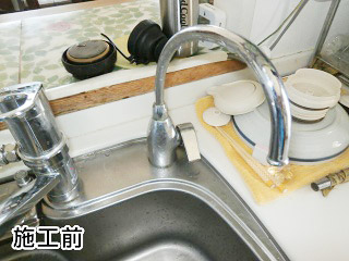 ＴＯＴＯ　キッチン水栓　ＴＫＧＧ31ＥＨ 施工前