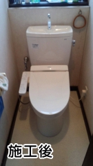 TOTO　トイレ/ピュアレストＱＲ　TSET-QR3-IVO-1-R 施工後