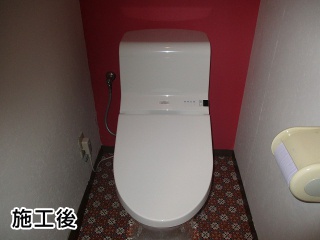 TOTO 　トイレ　TSET-Q1-WHI-0-R 施工後