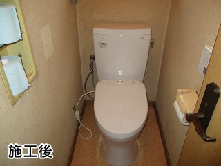 TOTO　トイレ　TSET-QR2-WHI-0-R 施工後