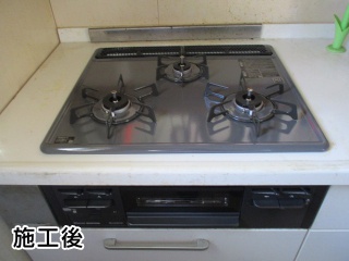 ノーリツ　ビルトインコンロ　RB32AM4H2S-BW-13A-KJ 施工後