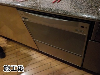 リンナイ　食器洗い乾燥機　　ＲＳＷ-601Ｃ-ＳＶ 施工後