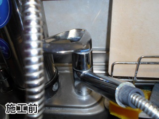キッチン水栓:INAX:JF-AB461SYX-JW 施工前