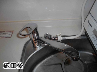 キッチン水栓:TOTO:TKGG31EH 施工後