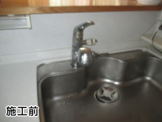 LIXIL　キッチン水栓　JF-AB466SYX–JW 施工前