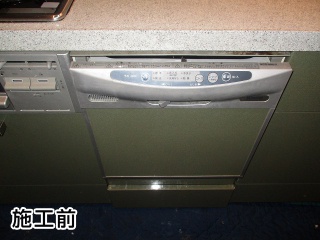リンナイ　食器洗い乾燥機　RKW-404S-SV 施工前