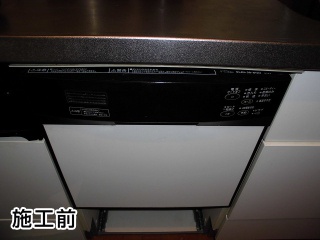 リンナイ　食器洗い乾燥機　ＲＫＷ-404Ａ-ＳＶ 施工前
