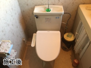 東芝　温水洗浄便座　SCS-T160 施工後