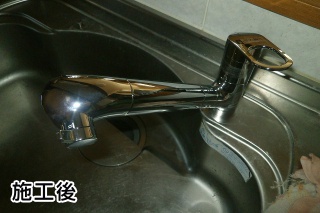 ＴＯＴＯ　キッチン水栓　ＴＫＧＧ38Ｅ1 施工後