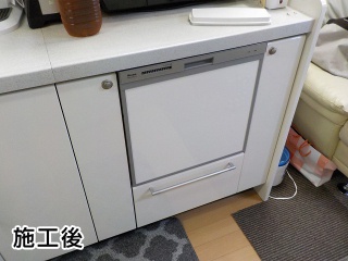 リンナイ　食器洗い乾燥機　ＲＳＷ-Ｃ402Ｃ-ＳＶ 施工後