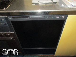 リンナイ　食器洗い乾燥機　RSW-F402C-B 施工後
