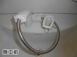 INAX　　洗面水栓　　SF-800SU-KJ 施工前