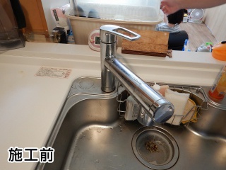 LIXIL 　キッチン水栓  JF-AJ461SYXBV-JW 施工前