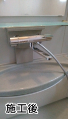 TOTO　浴室水栓　TBV03402J-KJ 施工後