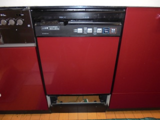リンナイ　食器洗い乾燥機　RSW-SD401LP 施工前