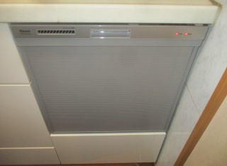 リンナイ　食器洗い乾燥機　RSW-404A-SV 施工後