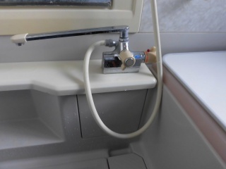 TOTO　浴室水栓　TBV03423J 施工前